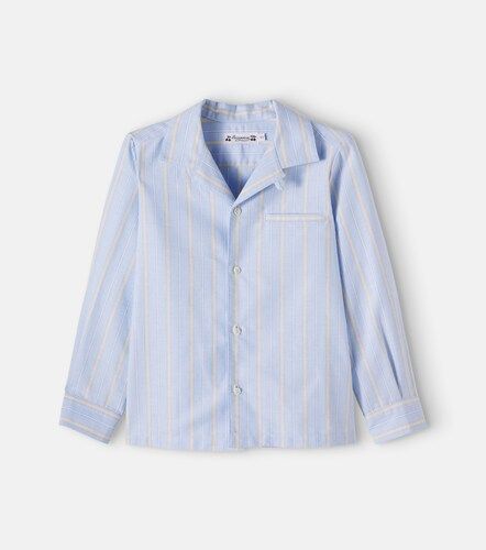 Camisa Mael de popelín de algodón a rayas - Bonpoint - Modalova