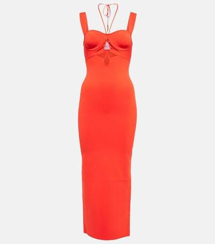 Kali halterneck cutout midi dress - Galvan - Modalova