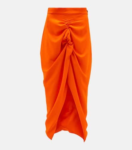 Panther asymmetrical crêpe midi skirt - Vivienne Westwood - Modalova