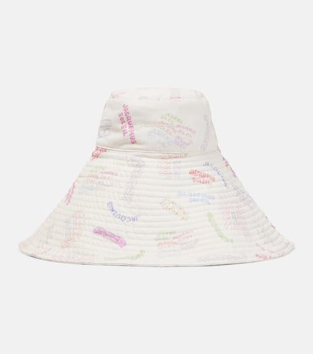 Le Chapeau Lagrima printed cotton sun hat - Jacquemus - Modalova