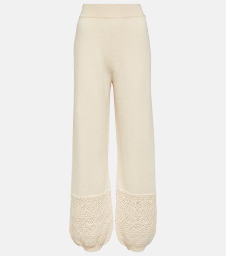 Crochet-detail cashmere pants - Loro Piana - Modalova