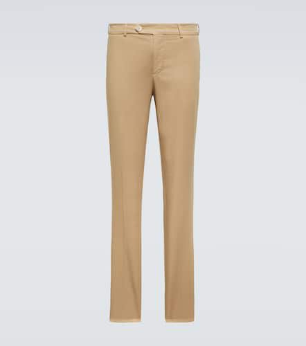 Cotton-blend slim pants - Brunello Cucinelli - Modalova