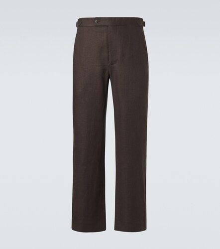 Bode Pantalones rectos de lino - Bode - Modalova
