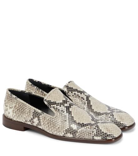 Hanna snake-print leather loafers - Victoria Beckham - Modalova