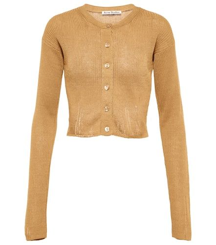 Cardigan aus einem Mohairgemisch - Acne Studios - Modalova