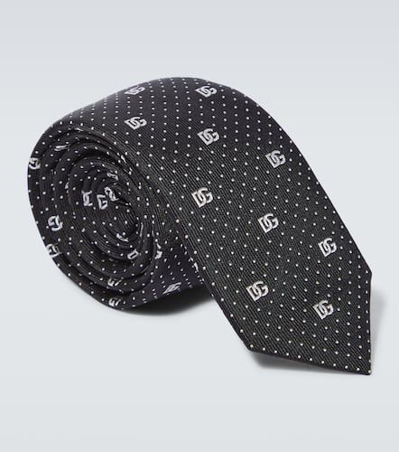 Krawatte DG aus Seiden-Jacquard - Dolce&Gabbana - Modalova