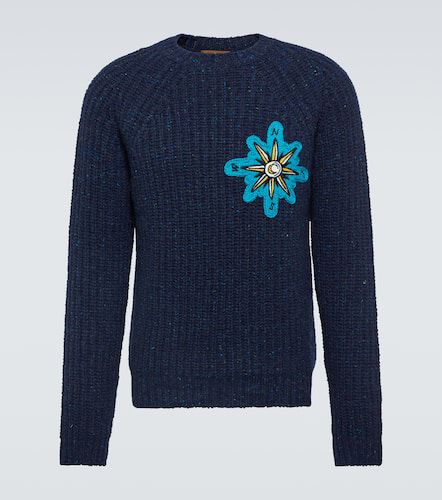 Alanui Rib-knit wool-blend sweater - Alanui - Modalova
