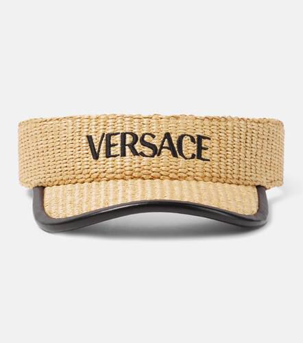 Versace Visor mit Leder - Versace - Modalova