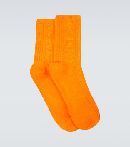 X On calcetines de mezcla de algodón - Loewe - Modalova