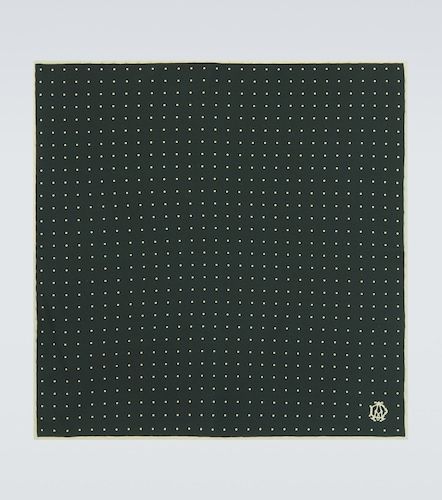 Dunhill Polka-dot silk twill scarf - Dunhill - Modalova