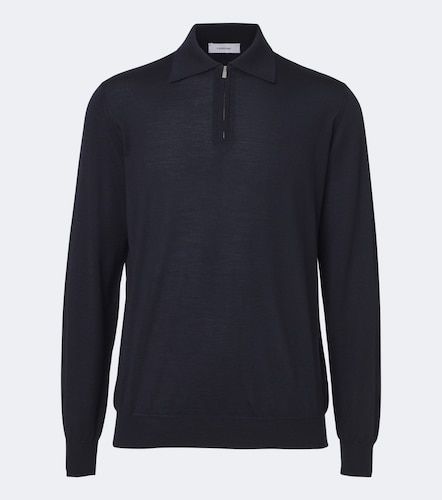 Wool, silk, and cashmere polo sweater - Lardini - Modalova