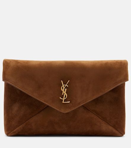Saint Laurent Cassandre suede pouch - Saint Laurent - Modalova