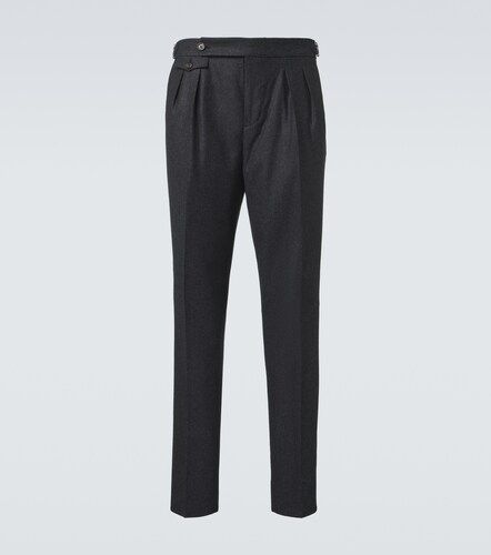 Pantaloni slim in lana - Brunello Cucinelli - Modalova