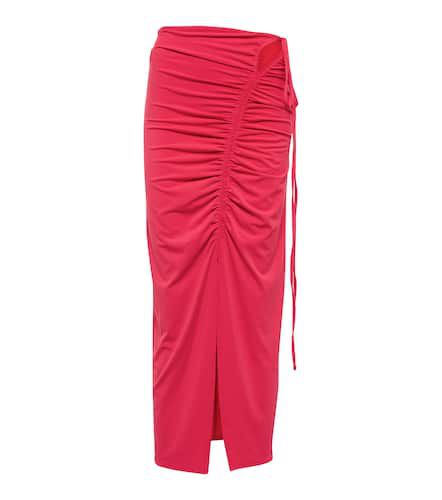 Stretch-jersey midi skirt - Self-Portrait - Modalova