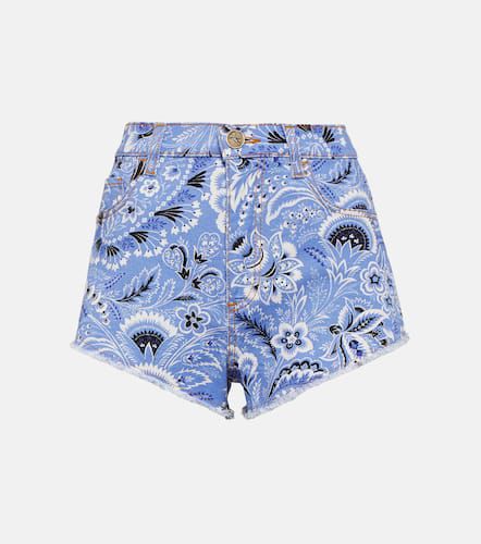 Etro Paisley denim shorts - Etro - Modalova