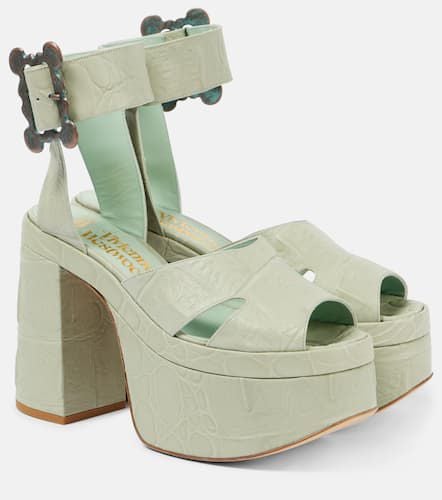 Plateausandalen Olde London aus Leder - Vivienne Westwood - Modalova