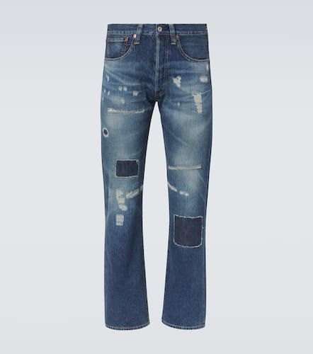 Distressed straight jeans - Junya Watanabe - Modalova