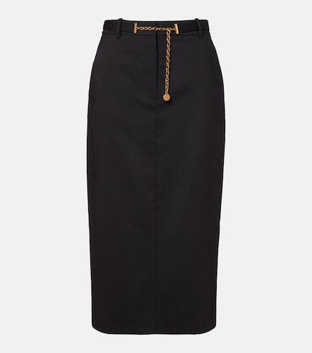 Belted wool pencil skirt - Veronica Beard - Modalova