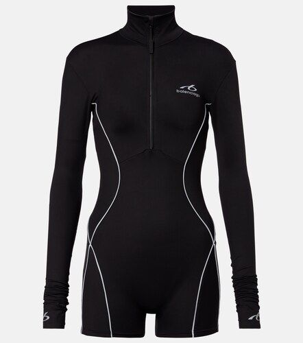 Balenciaga Body con zip e logo - Balenciaga - Modalova