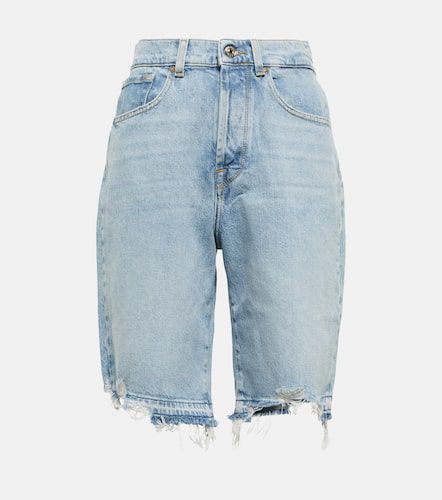 Andy distressed denim shorts - 7 For All Mankind - Modalova