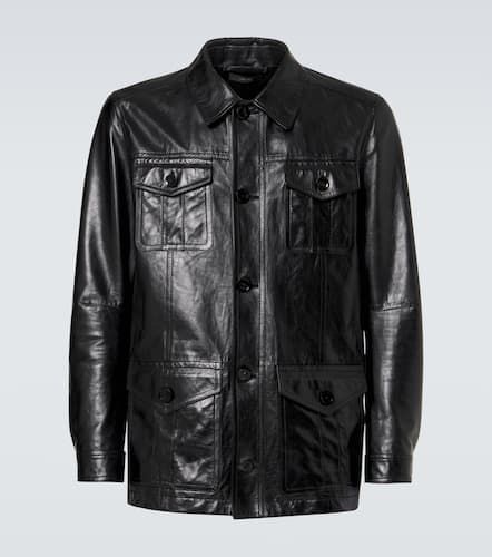 Tom Ford Hemdjacke aus Leder - Tom Ford - Modalova