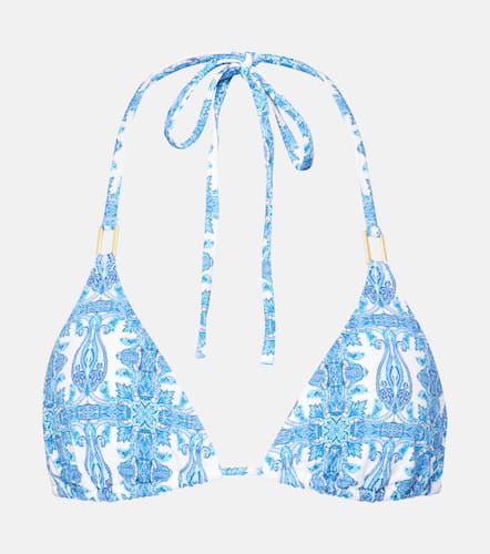 Cancun printed triangle bikini top - Melissa Odabash - Modalova