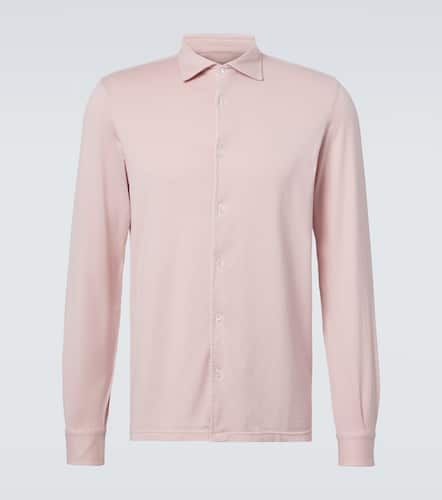 Camisa Jason en jersey de algodón - Fedeli - Modalova