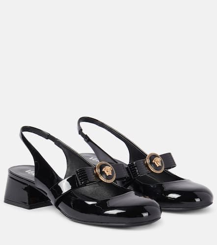 Pumps slingback Gianni Ribbon in vernice - Versace - Modalova