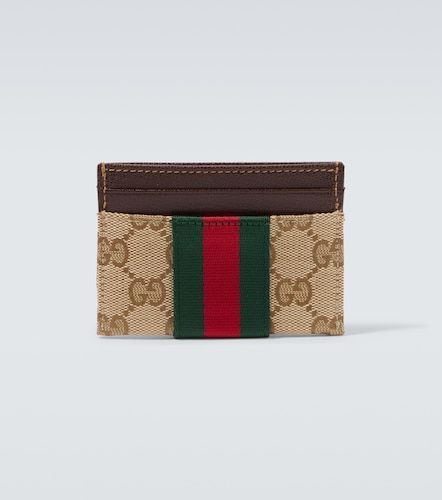 GG Canvas Web Stripe card holder - Gucci - Modalova