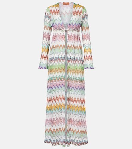 Vestido de playa de lamé en zigzag - Missoni - Modalova