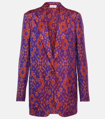 Bedruckter Blazer aus Seide - Dries Van Noten - Modalova