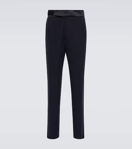 Giorgio Armani Slim-fit linen pants - Giorgio Armani - Modalova