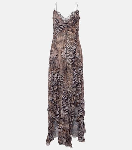 Susan leopard-print ruffled maxi dress - Bananhot - Modalova
