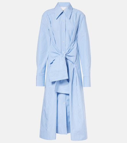 Abito chemisier in cotone a righe - Jil Sander - Modalova