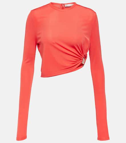 Crop top de jersey adornado - Christopher Esber - Modalova