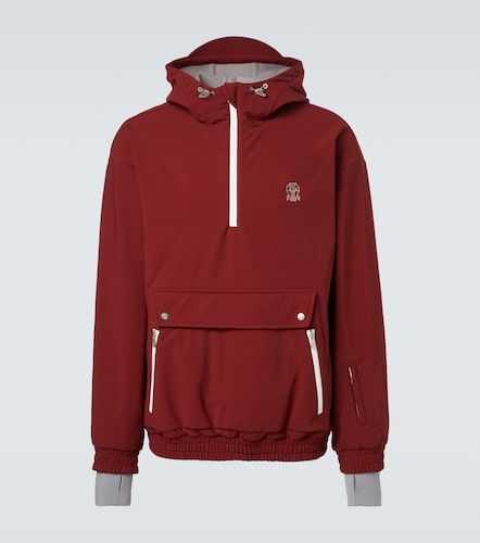 Half-zip ski jacket - Brunello Cucinelli - Modalova