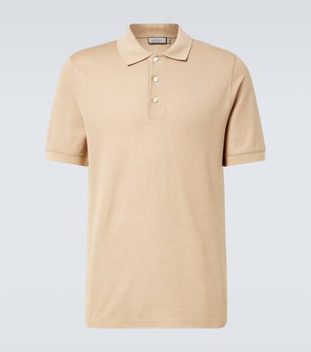 Canali Cotton and silk polo shirt - Canali - Modalova