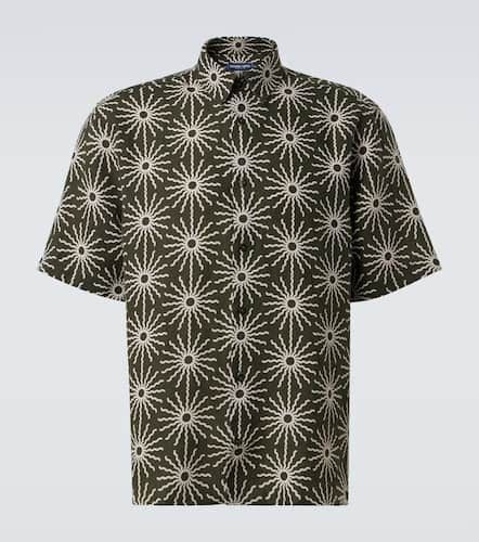 Camicia bowling Castro in lino con stampa - Frescobol Carioca - Modalova