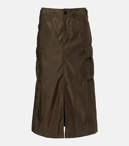 Sacai Falda midi cargo plisada - Sacai - Modalova