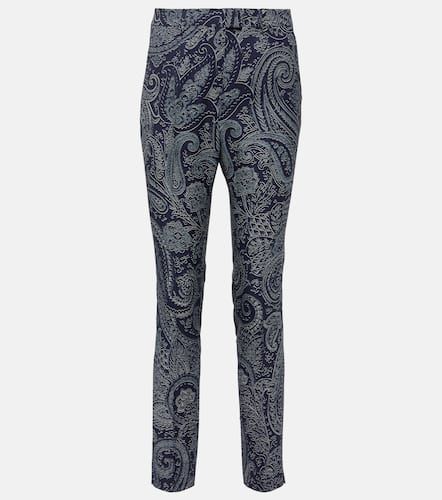 Etro Paisley high-rise slim pants - Etro - Modalova