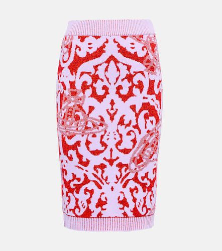 Iron Orb jacquard midi skirt - Vivienne Westwood - Modalova