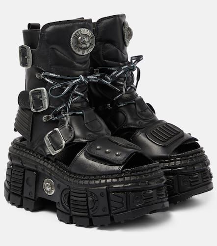 Vetements Leather platform boots - Vetements - Modalova