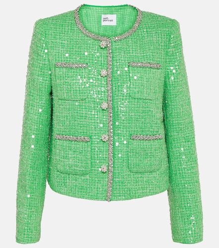 Sequined boucle jacket - Self-Portrait - Modalova