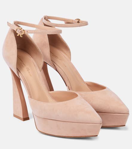 Vertigo suede platform pumps - Gianvito Rossi - Modalova