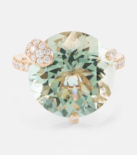 Anillo Peekaboo de oro de 18 ct con prasiolita y diamantes - Bucherer Fine Jewellery - Modalova
