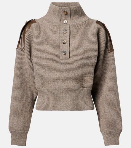 Pull raccourci en laine mélangée - Burberry - Modalova