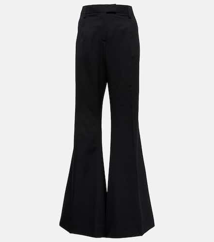 Prada Mid-rise flared wool pants - Prada - Modalova