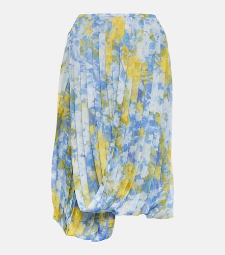 Floral-printed chiffon midi skirt - Dries Van Noten - Modalova