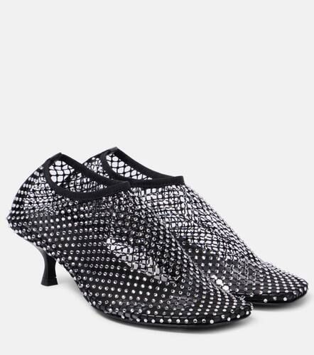 Minette crystal-embellished fishnet pumps - Christopher Esber - Modalova