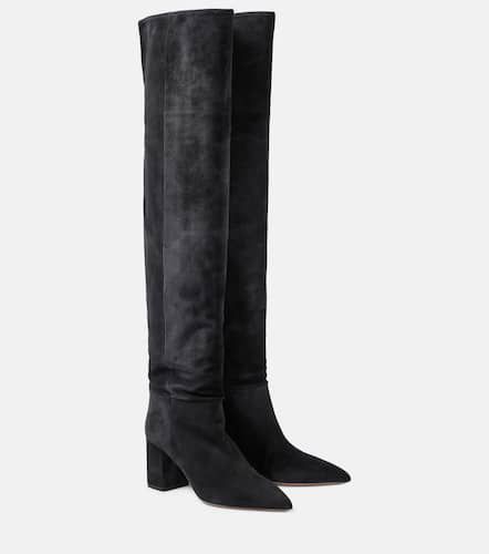 Overknee-Stiefel Anja aus Veloursleder - Paris Texas - Modalova